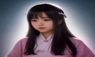 专业摄影棚内，灯光师正在调整为美女拍摄写真所需的柔光箱设备，光线均匀打在白色背景布上