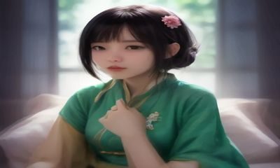 摄图网免费专区截图，展示国内风格女性人像素材，画面具有东方审美特色